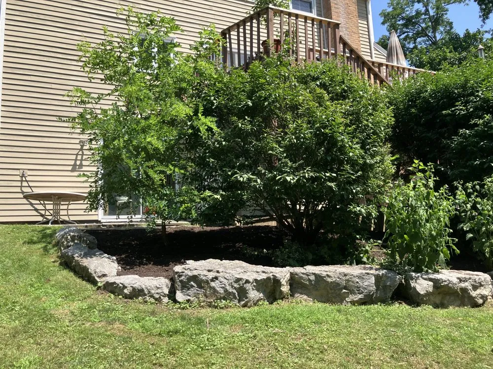 Custom landscape installation in Wampsville, NY - Magee Lawn & Gardens
