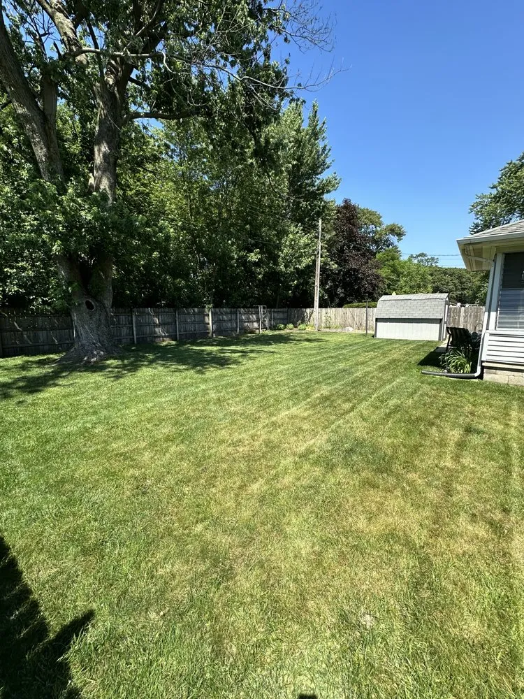 Custom garden landscaping for homes in Highland, IN by Magic Lawn Services