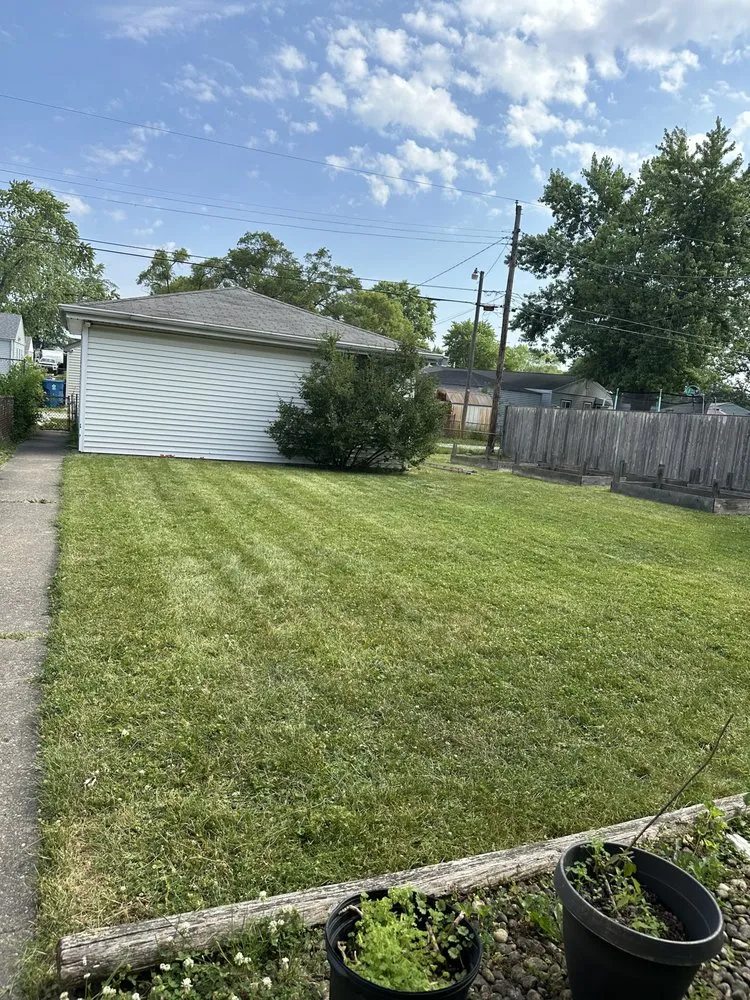 Custom landscape design in Highland, IN by Magic Lawn Services