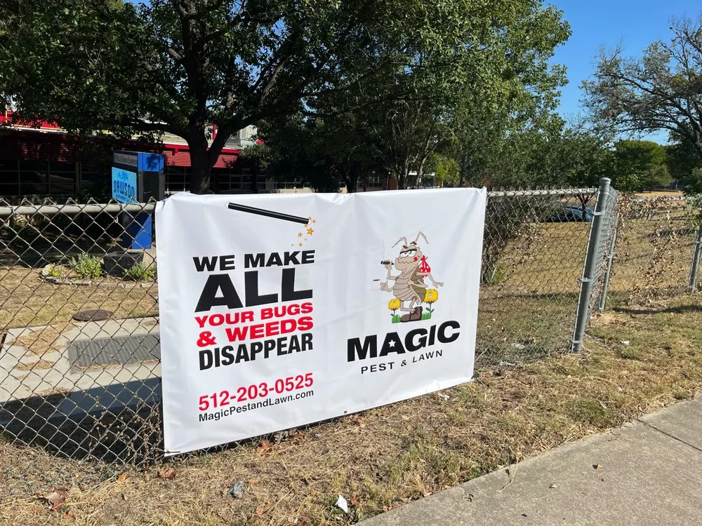 Local yard cleanup service in Austin, TX - Magic Pest and Lawn