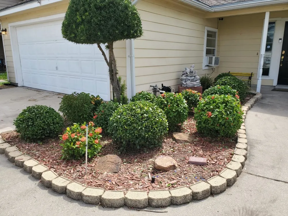 Trusted outdoor landscaping in Corpus Christi, TX by Magic's Lawns & Landscape
