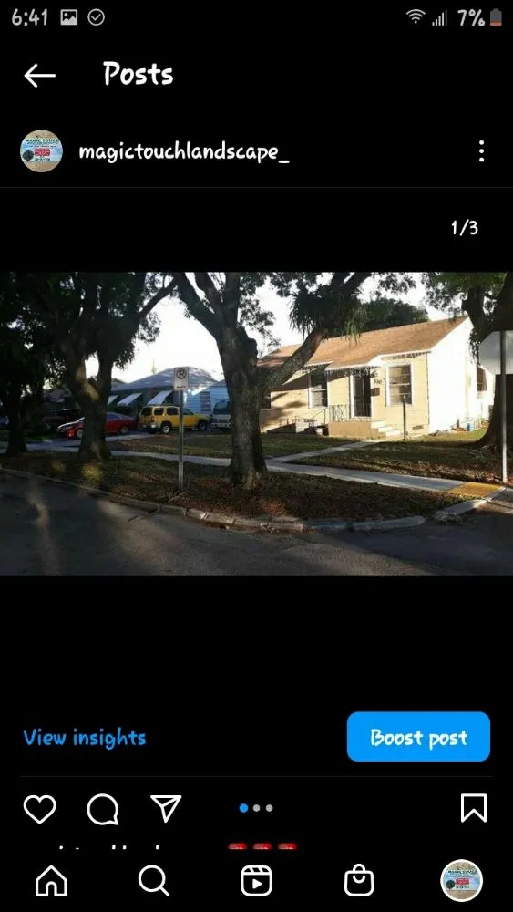 Professional landscape design in West Palm Beach, FL by Magictouch Landscape and Tree Removal Services