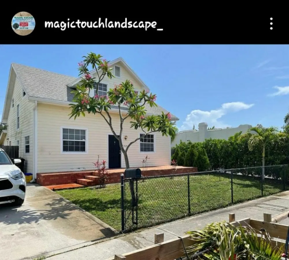 Reliable yard cleanup service experts serving West Palm Beach, FL - Magictouch Landscape and Tree Removal Services