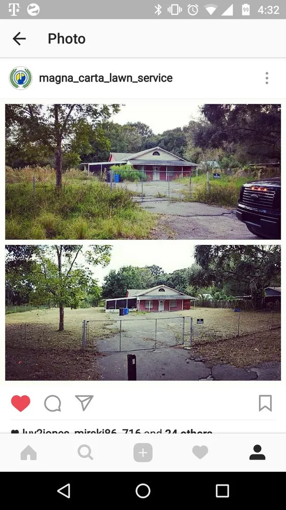 Custom outdoor landscaping in Brandon, FL - Magna Carta Lawn Service