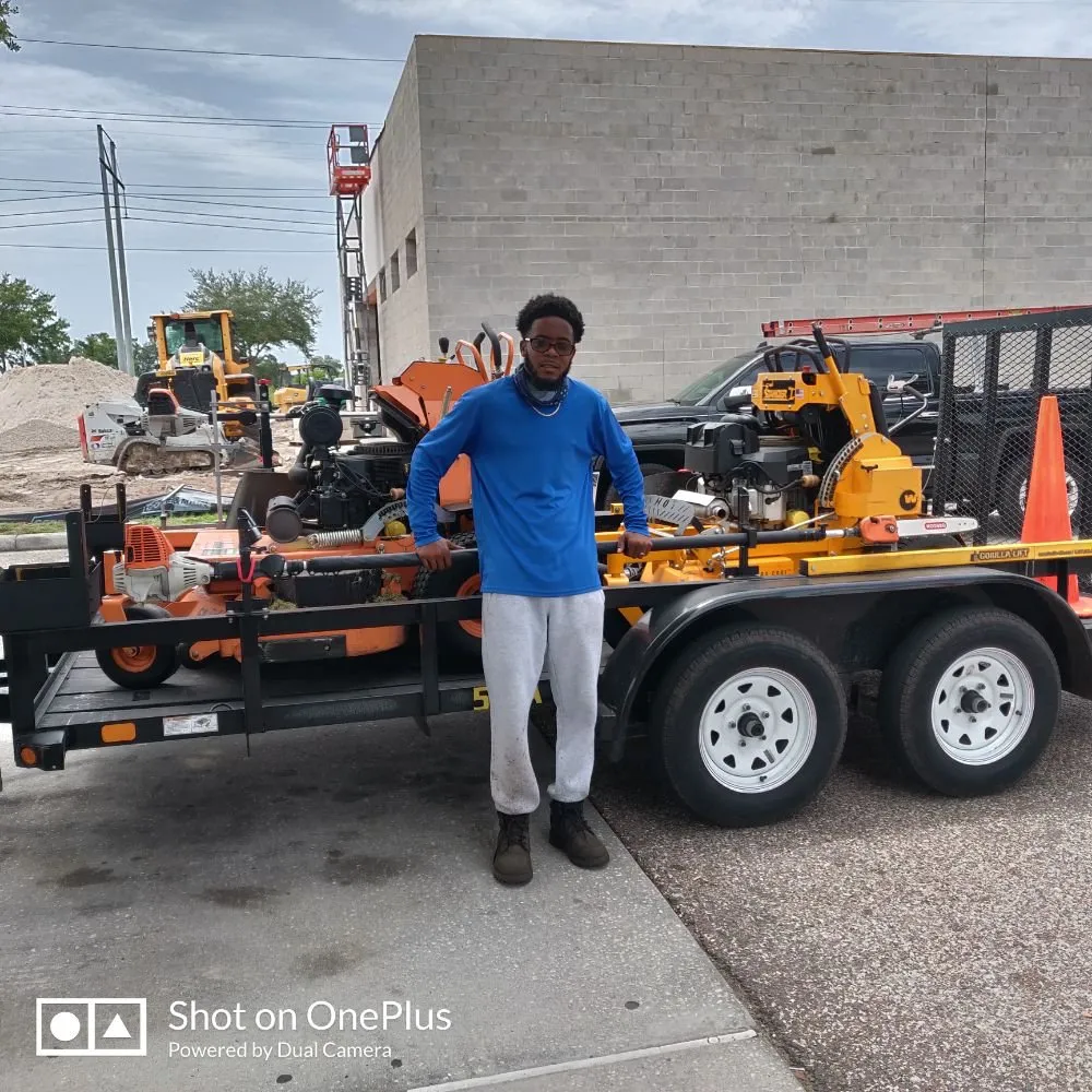 Custom landscape installation for beautiful yards in Brandon, FL by Magna Carta Lawn Service