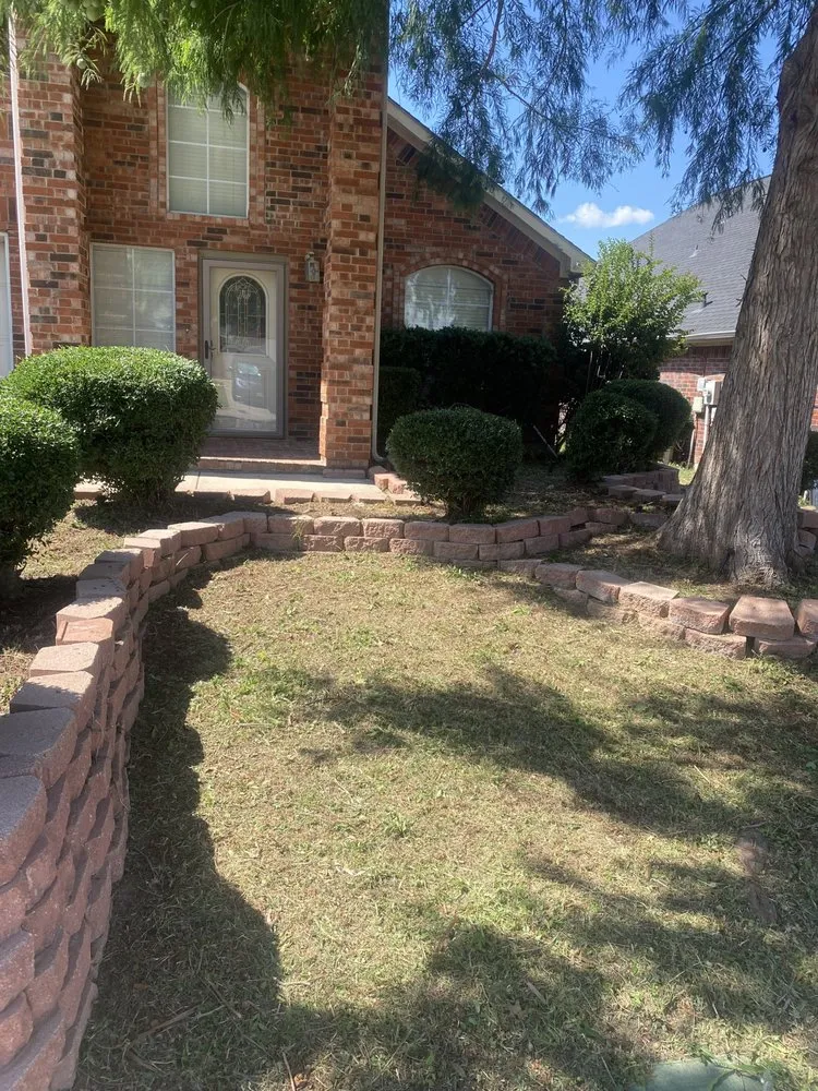 Custom outdoor landscaping for outdoor upgrades across North Richland Hills, TX - Magnificent Care