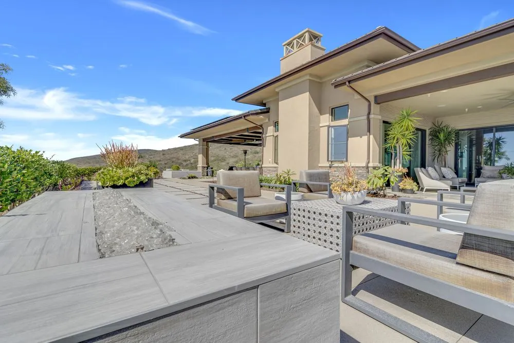 Affordable landscape installation with custom design in San Diego, CA by Magnolia Construction