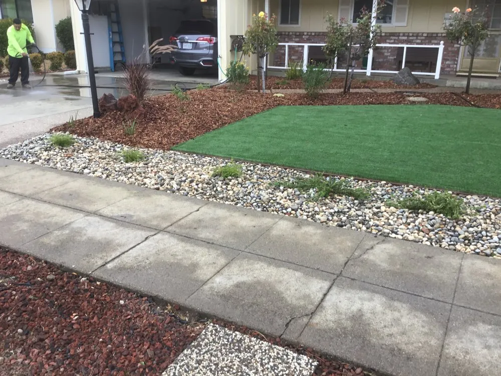 Reliable lawn mowing service in San Martin, CA by Magnolia Landscape