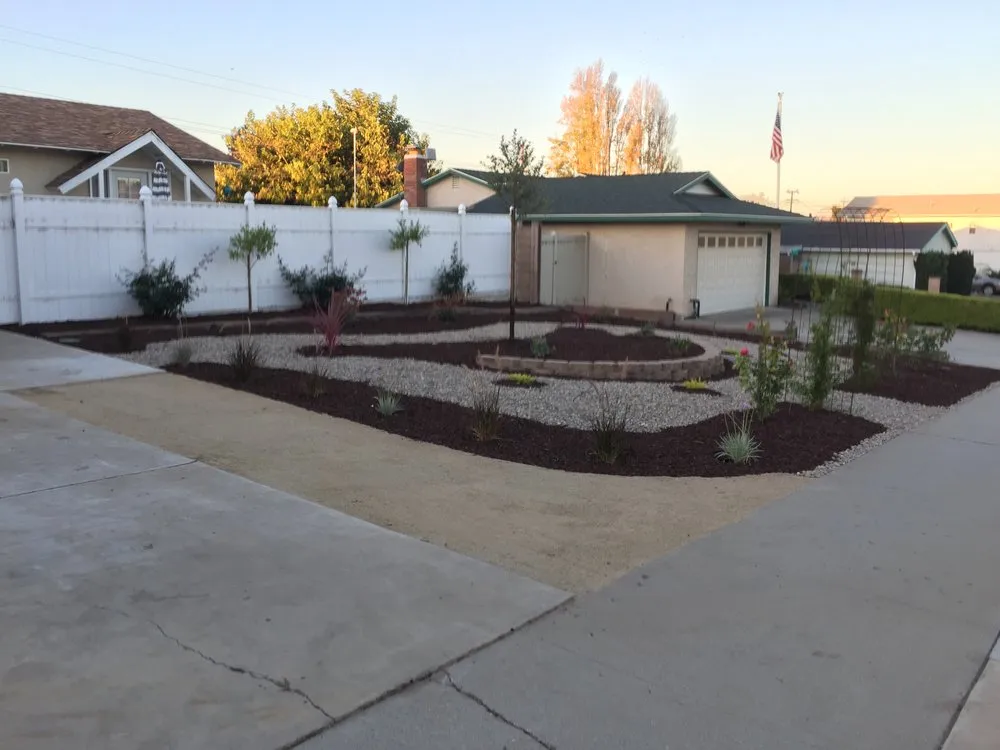 Trusted yard cleanup service with custom design in Fresno, CA by Magnus Landscaping Services