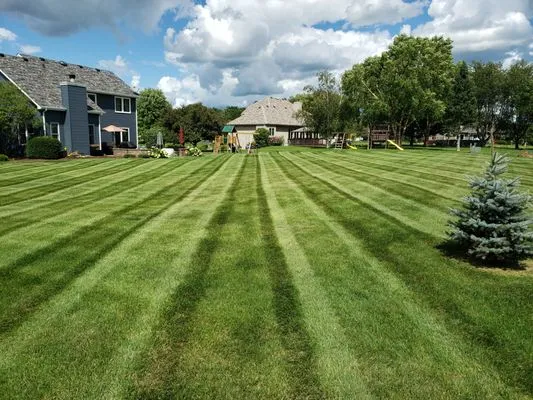 Magnuson landscaping and lawncare Logo