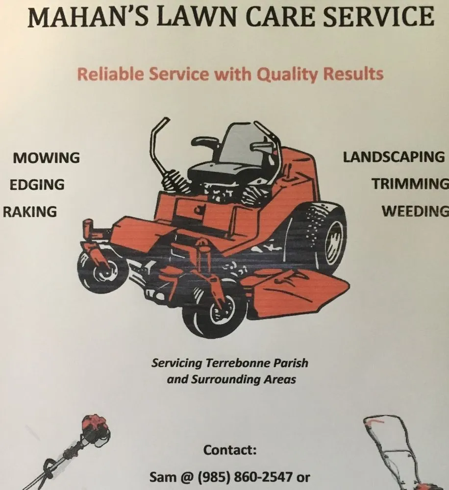 Top-rated garden landscaping in Houma, LA by Mahan's Lawn Care