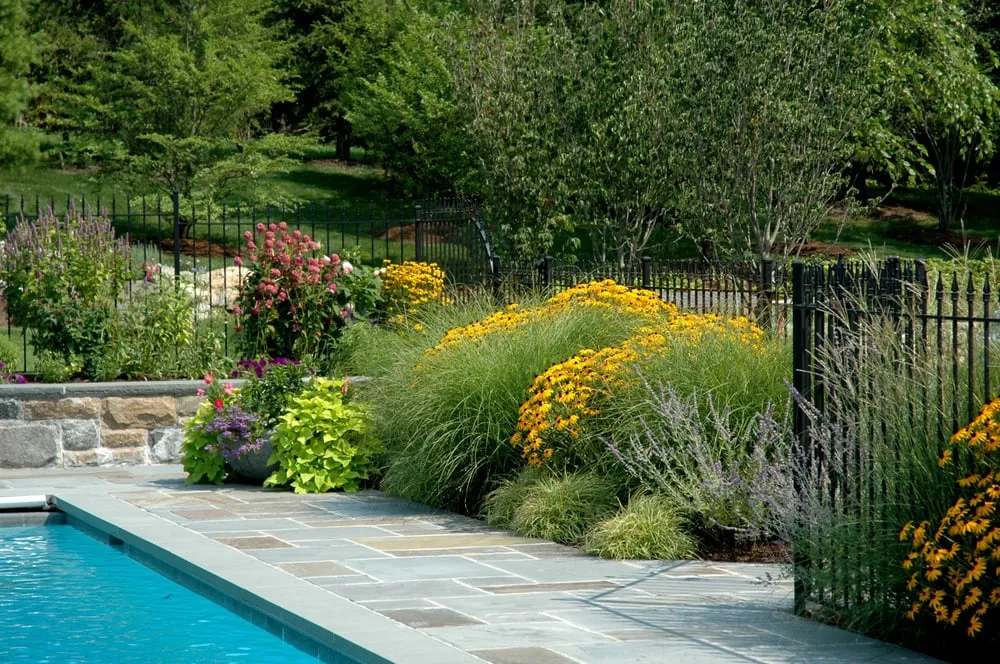 Custom residential landscaping in Stamford, CT by Maher & Greenwald Fine Gardens