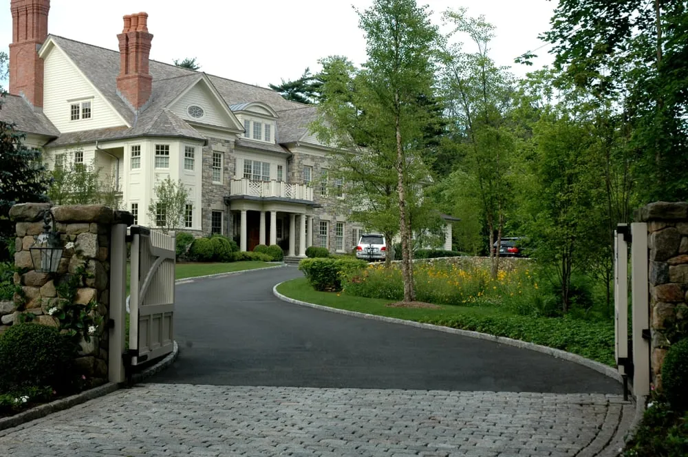 Professional landscape installation in Stamford, CT by Maher & Greenwald Fine Gardens