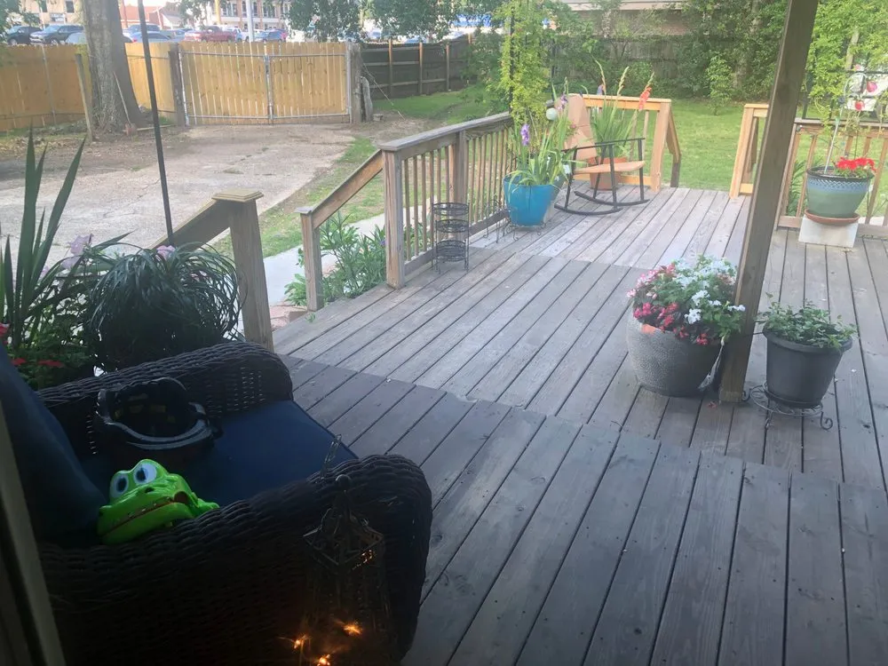 Custom yard cleanup service for year-round maintenance in Baton Rouge, LA by Mahogany Green Home Improvement & Landscape Design