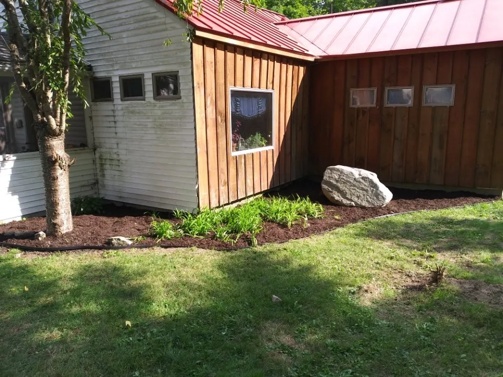 Professional landscape installation in Easthampton, MA by Mahoney's Landscaping