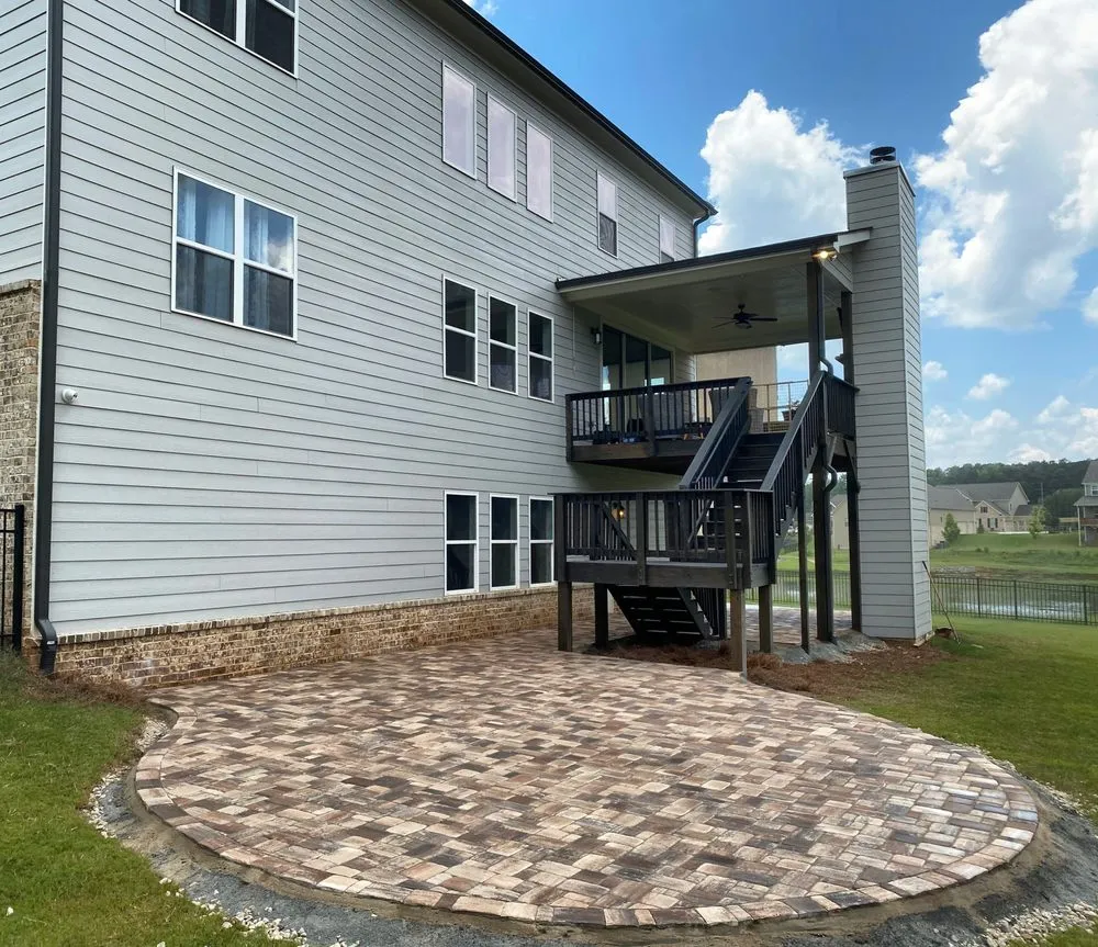 Reliable landscape installation in Cumming, GA by Maia Construction