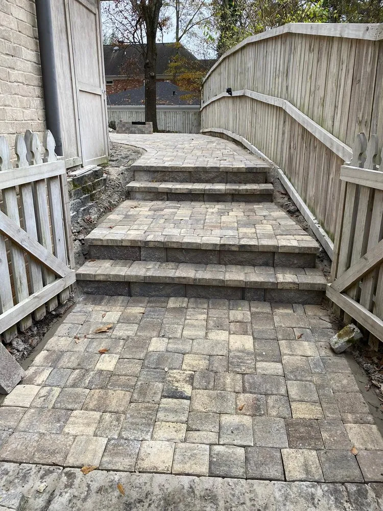 Custom outdoor landscaping in Cumming, GA - Maia Construction