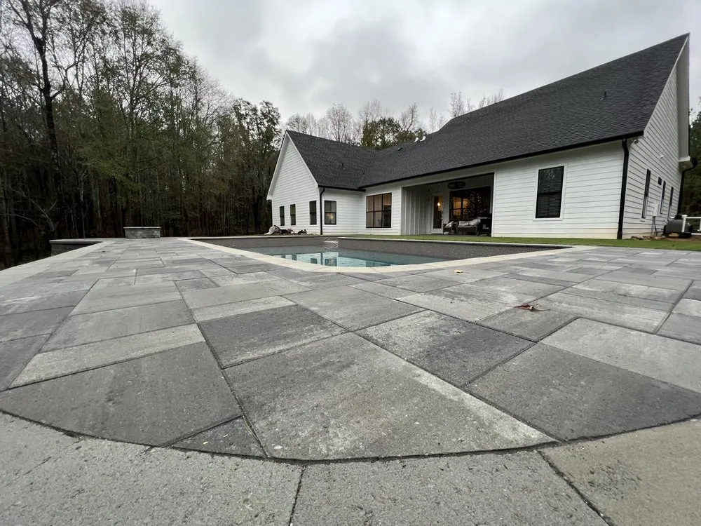 Expert outdoor landscaping for homes in Cumming, GA by Maia Construction