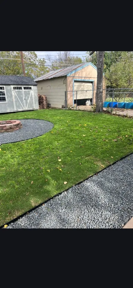 Custom garden landscaping near you in Keene, TX by Main Family Lawn Care