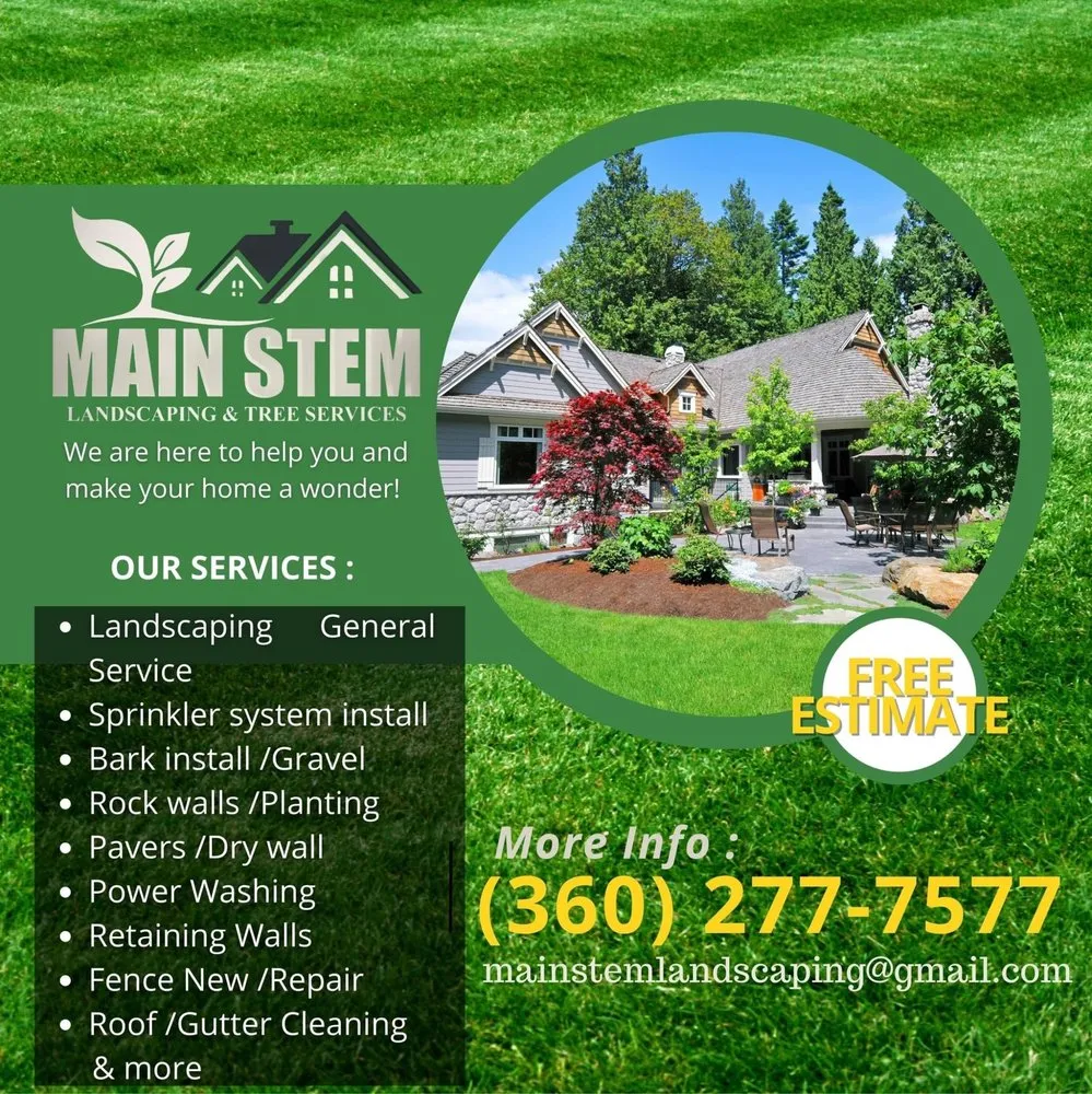 Local residential landscaping for beautiful yards in Gig Harbor, WA by Main Stem Landscaping & Tree Services
