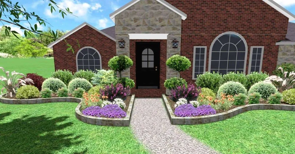 Affordable landscape design for year-round maintenance in Frisco, TX by Main Street Lawn Care and Landscaping