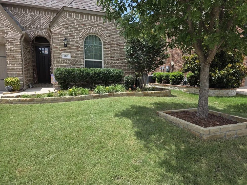 Custom lawn care service for outdoor upgrades in Frisco, TX by Main Street Lawn Care and Landscaping