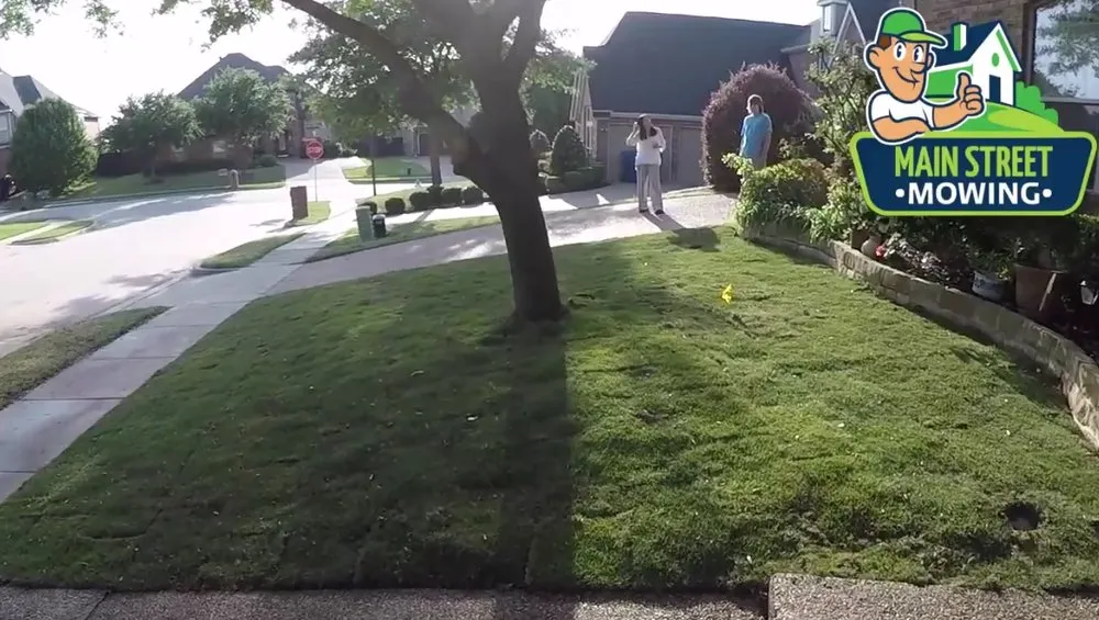 Custom lawn mowing service for homes across Highland Village, TX - Main Street Mowing