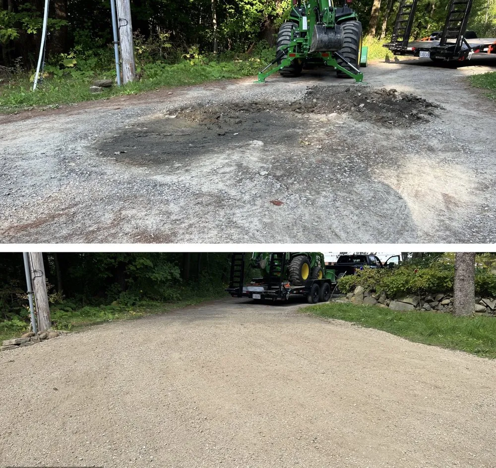 Professional yard cleanup service for year-round maintenance across Buxton, ME - Maine Property Works