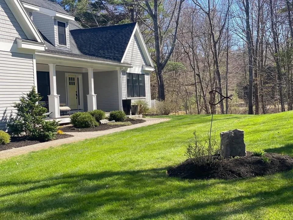 Affordable landscape design in Livermore falls, ME by Maine-scaping