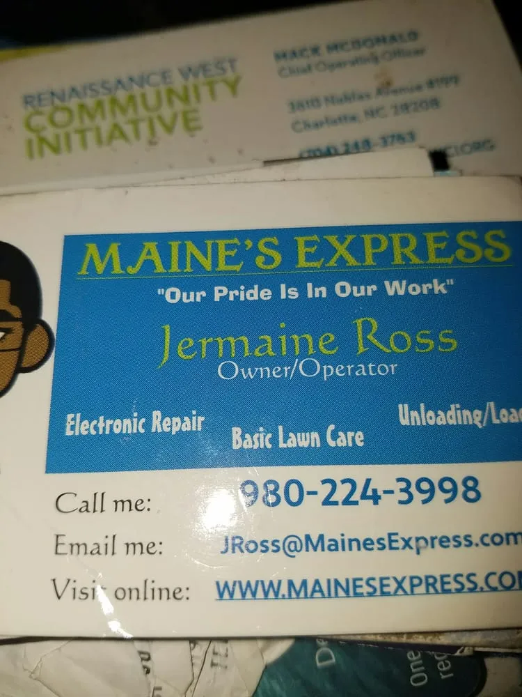 Custom outdoor landscaping with custom design in Columbus, NC by Maine's Express