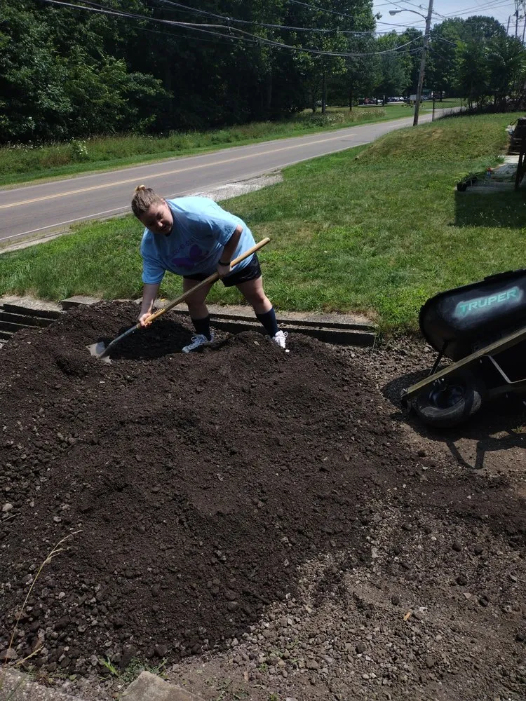 Reliable outdoor landscaping in Akron, OH by Maine's Hauling