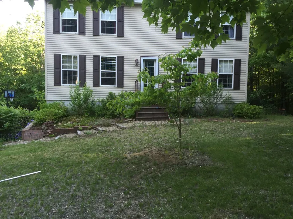 Custom residential landscaping for beautiful yards in South Berwick, ME by MaineScapes Property Maintenance