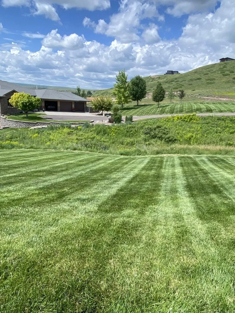 Custom outdoor landscaping for residential properties in Great Falls, MT by Maintenance By The Yard