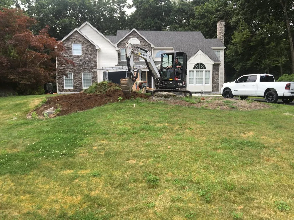 Affordable landscaping services for homes in Shrewsbury, MA by Maintenance Free Landscapes