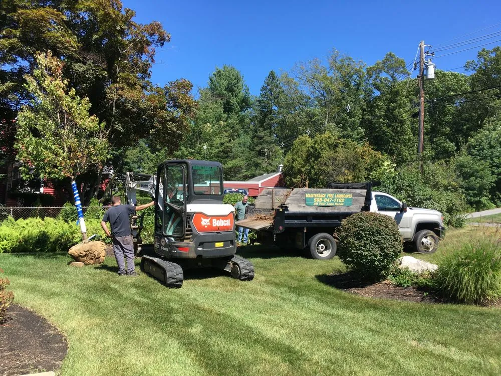 Local landscape installation experts serving Shrewsbury, MA - Maintenance Free Landscapes