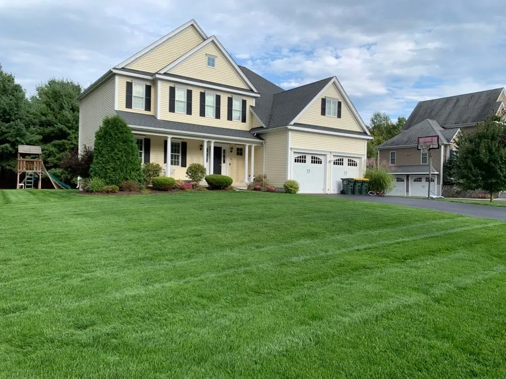 Custom lawn care service in Franklin, MA by Maione Landscapes