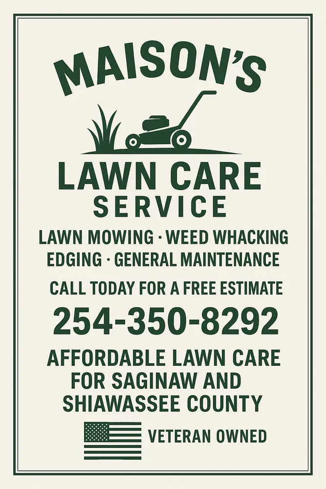 Local outdoor landscaping near you in Chesaning, MI by Maison’s Lawn Care Service