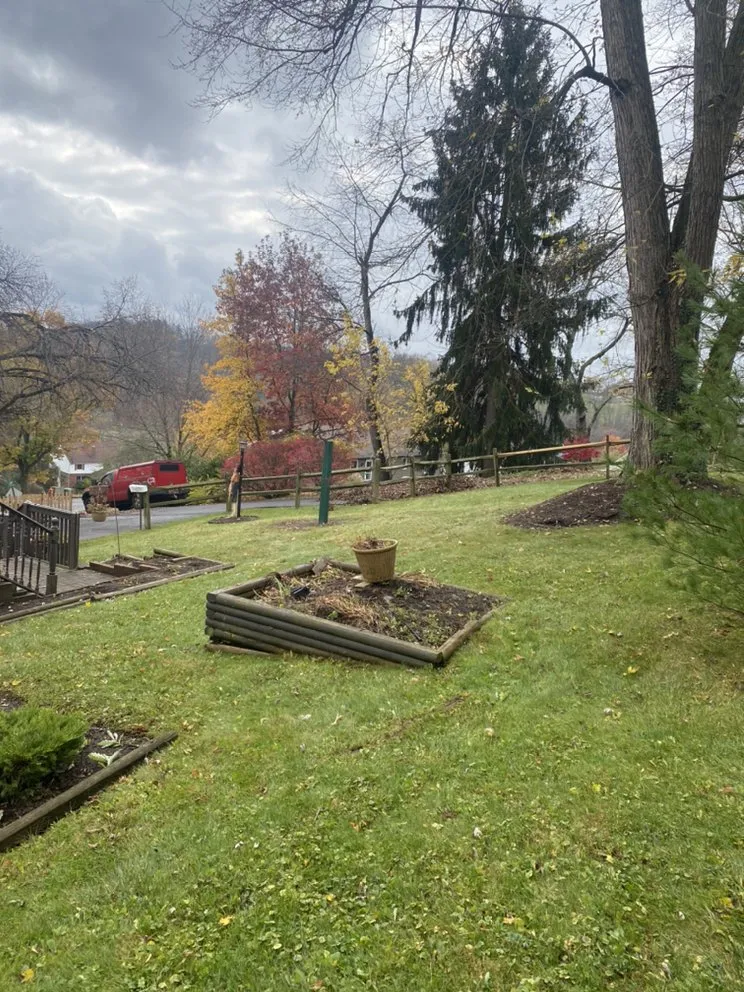 Custom landscape installation in Greensburg, PA by Majestic Frontiers