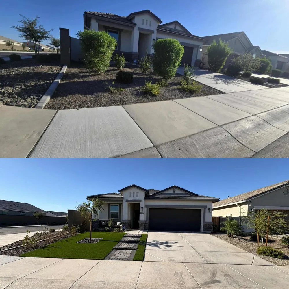 Affordable landscape installation for beautiful yards across San Tan Valley, AZ - Majestic Hardscape & Landscape
