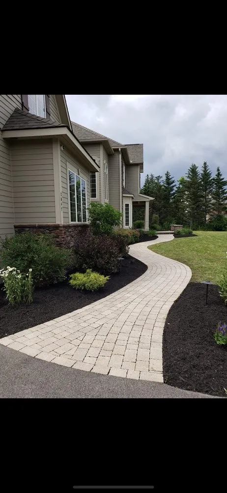 Custom lawn mowing service in Clay, NY - Majestic Hardscapes
