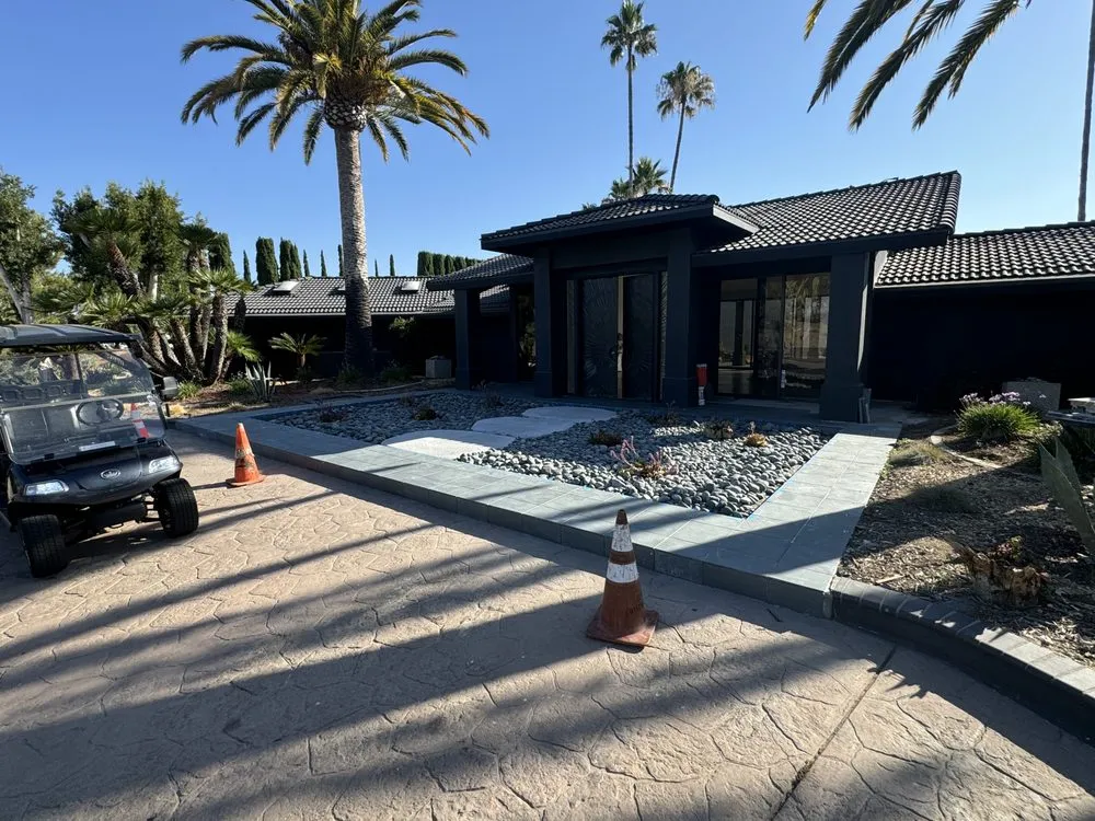 Local landscape installation in Escondido, CA by Majestic Hardscapes