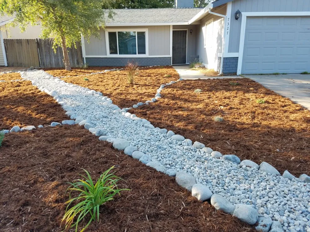 Custom outdoor landscaping with custom design in Colfax, CA by Majestic Landscape