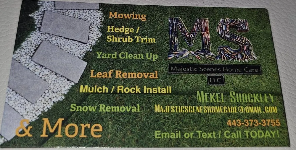 Reliable landscape design for beautiful yards in Salisbury, MD by Majestic Scenes Home Care