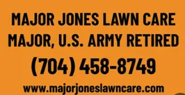 Major Jones Lawn Care Logo