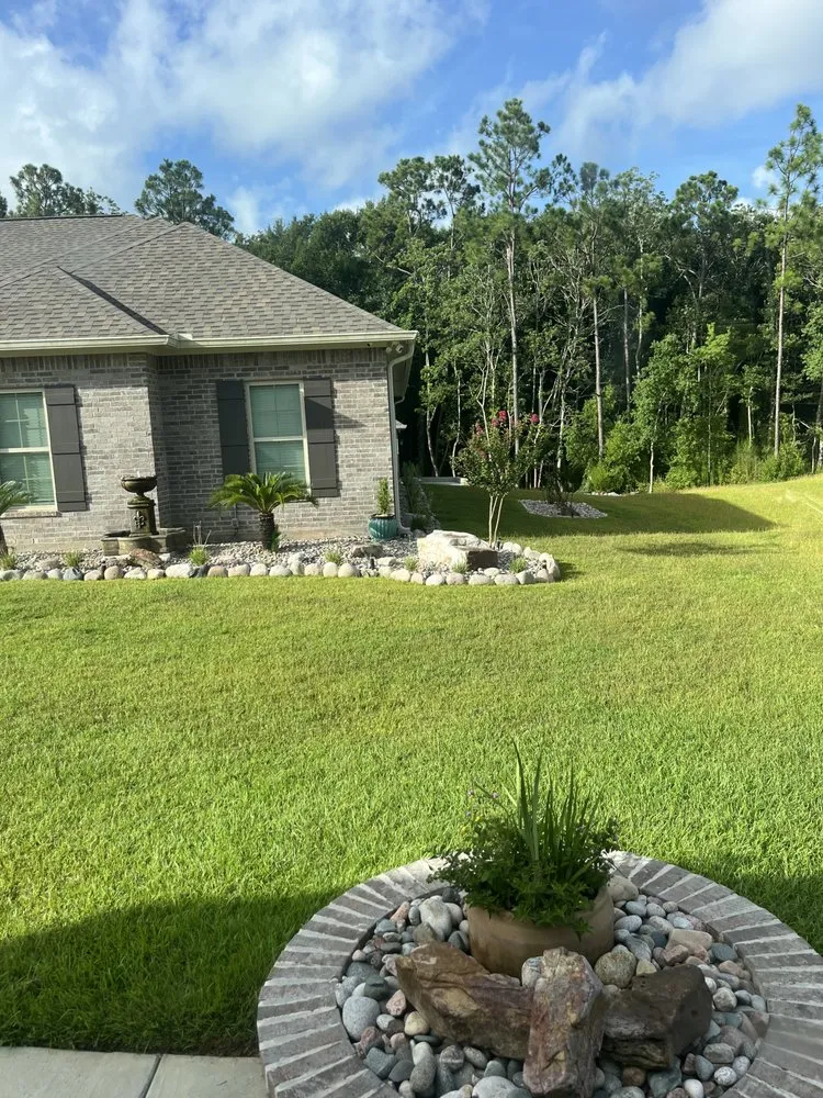 Affordable landscape design in Covington, LA by Major League Concepts