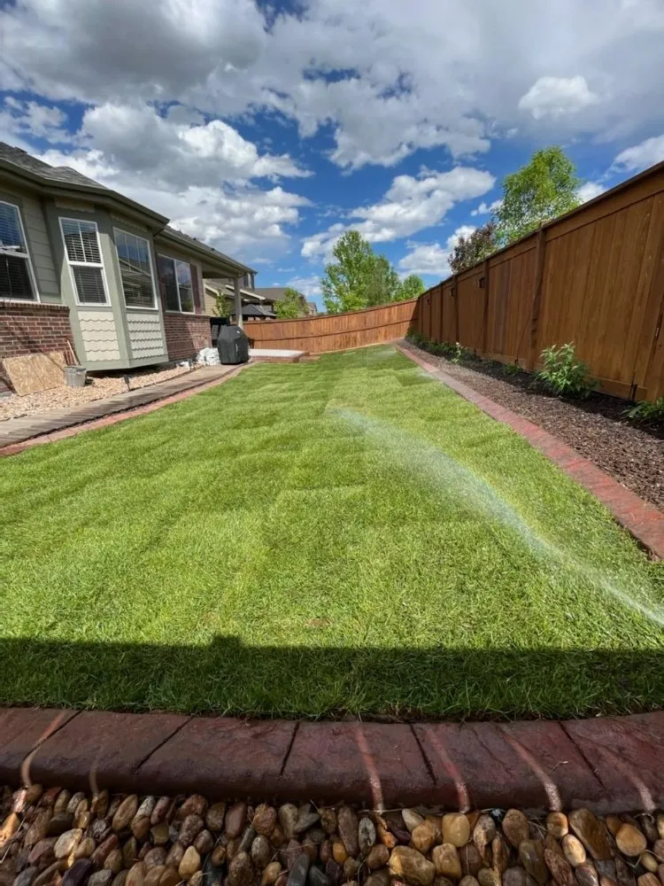 Reliable landscape installation with custom design in Aurora, CO by Major League Sprinkler Service