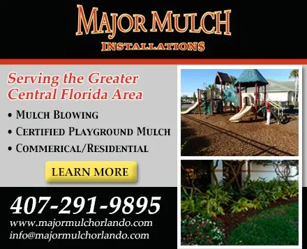 Custom landscape installation in Orlando, FL - Major Mulch Installations