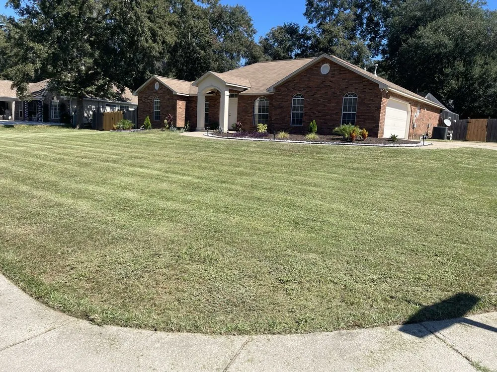 Custom garden landscaping in Havana, FL by Major Roots