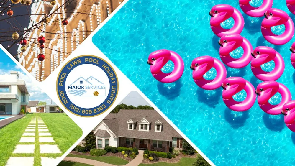 Custom outdoor landscaping in Hutto, TX - Major Services