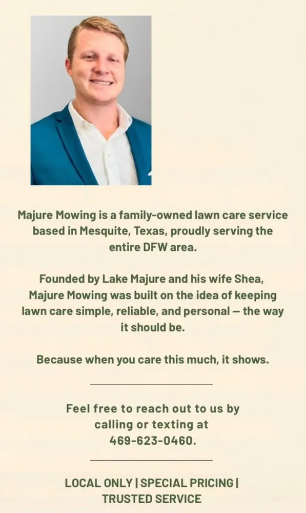 Custom landscape installation for year-round maintenance across Mesquite, TX - Majure Mowing